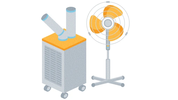 テーマパークの空調機器 | イメージ画像